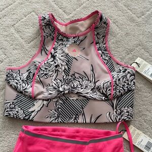 Adidas by Stella McCartney/Floral Sports Bra/aSMC TPR CROP P/ size:M/ NWT